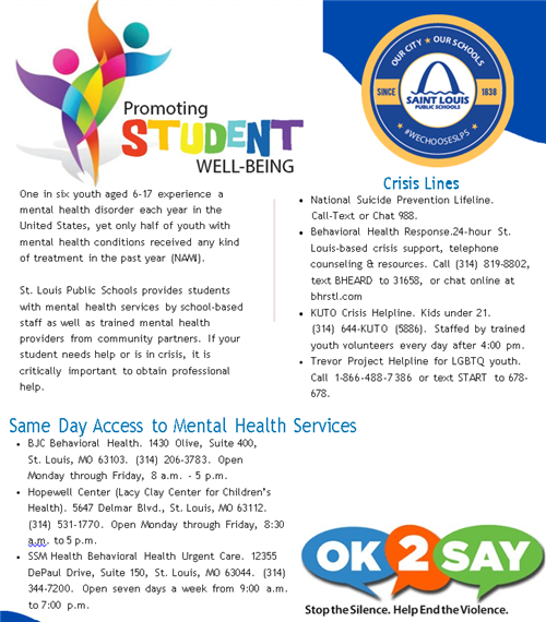 Promoting Student Well-Being